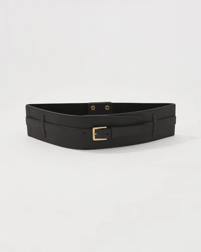 White House Black Market Stretch Dress Belt In Black