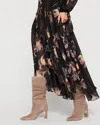 White House Black Market Suede Slouchy Mid-heel Boots