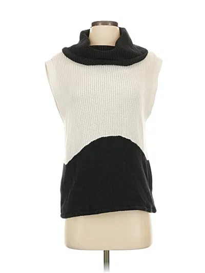 Pre-owned White House Black Market Sweater Vest In Black