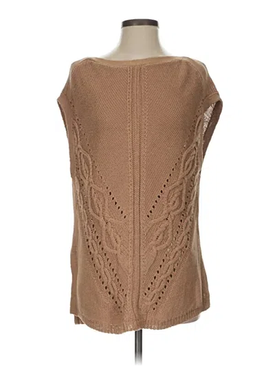 Pre-owned White House Black Market Sweater Vest In Brown