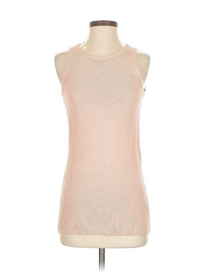 Pre-owned White House Black Market Sweater Vest In Pink