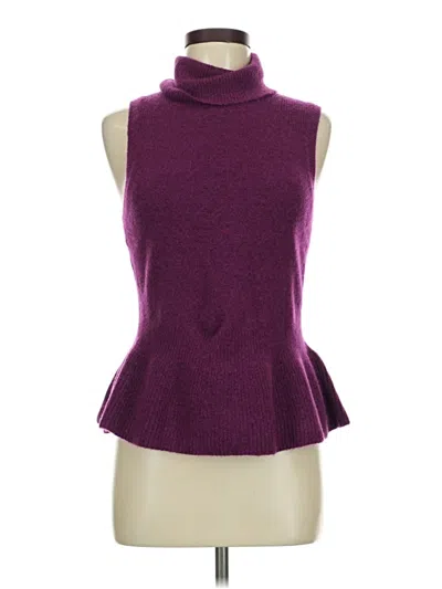 Pre-owned White House Black Market Sweater Vest In Purple