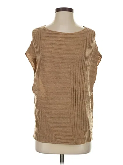 Pre-owned White House Black Market Sweater Vest In Tan