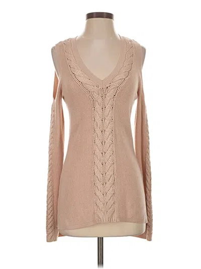 Pre-owned White House Black Market Sweater Vest In Tan