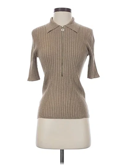 White House Black Market Sweater Vest In Tan