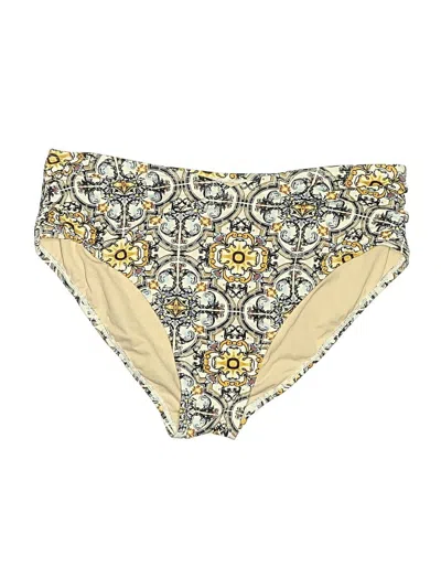 Pre-owned White House Black Market Swimsuit Bottoms In Gold