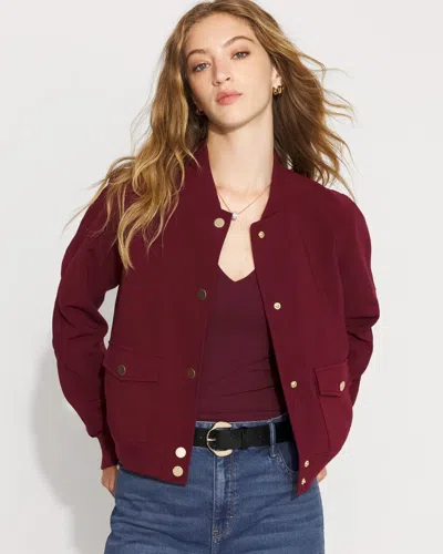 White House Black Market Tailored Bomber Jacket
