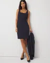 White House Black Market Tailored Denim Dress In Purple