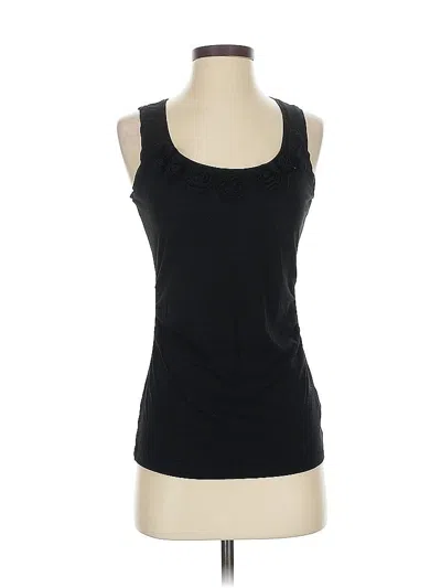 Pre-owned White House Black Market Tank Top Black Strapless Neckline Tops