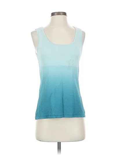 Pre-owned White House Black Market Tank Top Blue Strapless Neckline Tops