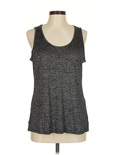 Pre-owned White House Black Market Tank Top Gray Halter Neckline Tops