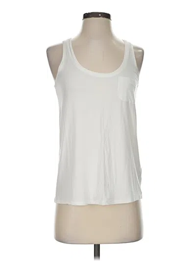 Pre-owned White House Black Market Tank Top Ivory Halter Neckline Tops