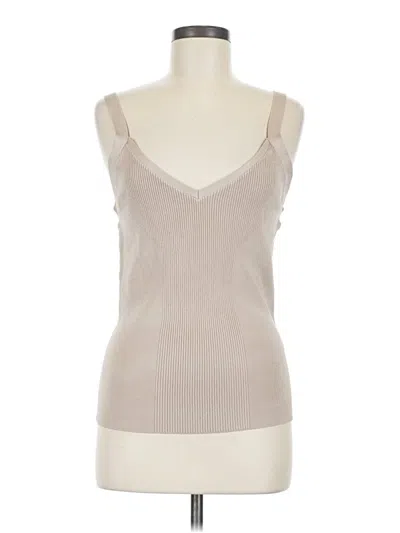 White House Black Market Tank Top Tan Sweetheart Neckline Tops