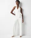 White House Black Market Petite Tie Waist Halter Jumpsuit