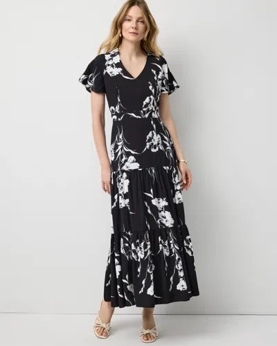 White House Black Market Tiered Midi Dress