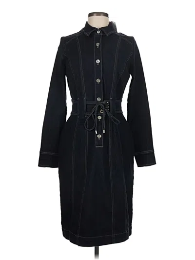White House Black Market Trenchcoat In Black
