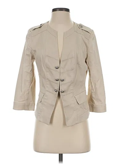 Pre-owned White House Black Market Trenchcoat In Tan