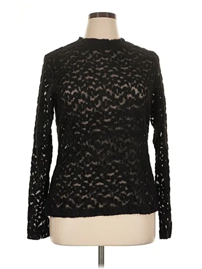 White House Black Market Turtleneck Sweater In Black