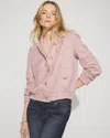White House Black Market Tweed Bomber Jacket In Metallic