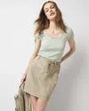 WHITE HOUSE BLACK MARKET UTILITY MINI SKIRT