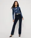 White House Black Market Velveteen Micro Bootcut Jeans In Blue