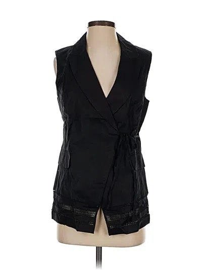 White House Black Market Vest In Black
