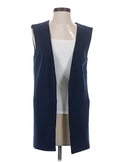 White House Black Market Vest In Blue