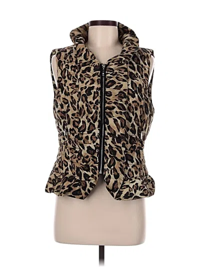 Pre-owned White House Black Market Vest In Gold