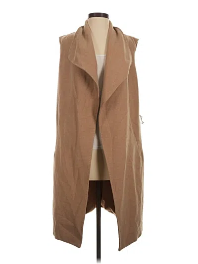 Pre-owned White House Black Market Vest In Tan