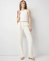 White House Black Market Wide Leg Pants Trousers In Antique White