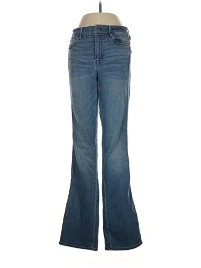 Pre-owned White Jeans In Blue