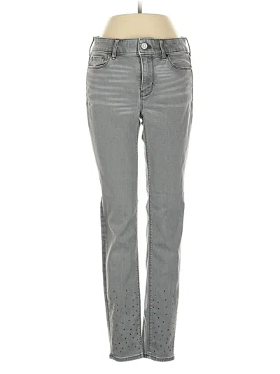 Pre-owned White Jeans In Gray