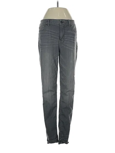 Pre-owned White Jeans In Gray