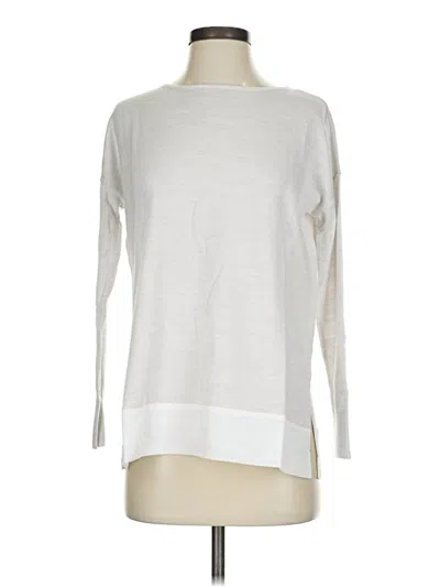 Pre-owned White Label The White Company Wool Pullover Sweater In White