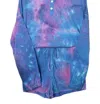 White Label Tiedye Pajama Shorts Set In Purple In Purple