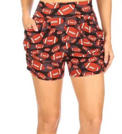 White Label Women's Lounge Shorts With Pockets In Football In Multi