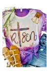 White Label Women's Risen Cross Tee In Lavender/white In Multi