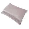 White Lotus Beauty 100% Mulberry Silk Pillowcase Cruelty Free - Pearl Grey In Gray