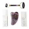 White Lotus Beauty Genuine Amethyst Crystal Facial Set