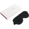 White Lotus Beauty Luxurious 100% Mulberry Silk Eye Mask In Black