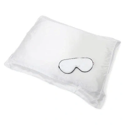 White Lotus Beauty Luxurious 100% Mulberry Silk Pillowcase And Eye Mask Set
