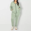 White Mark 2-pc. Track Suit Plus In Green