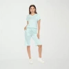 White Mark 2-pc. Short Set In Blue