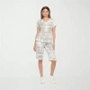 White Mark 2-pc. Short Set In Gray