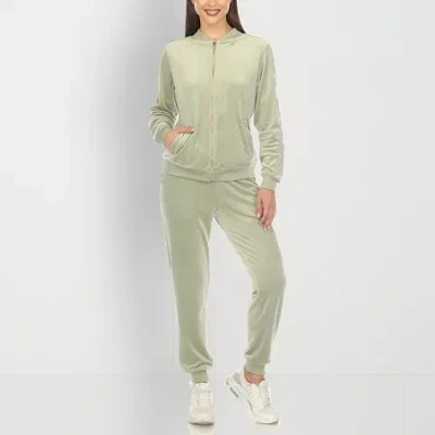 White Mark 2-pc. Track Suit In Green