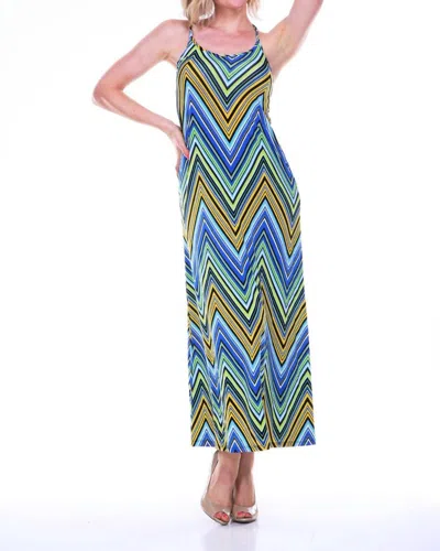 White Mark Adalina Maxi Dress In Yellow In Multi