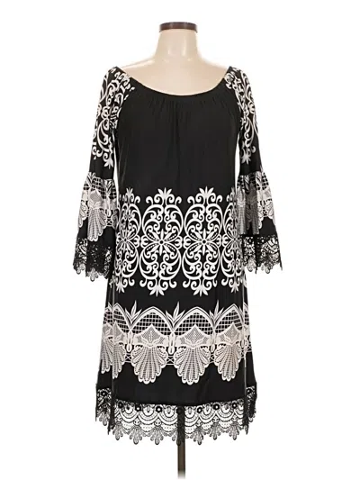Pre-owned White Mark Casual Dress In Black