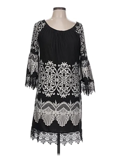 Pre-owned White Mark Casual Dress In Black