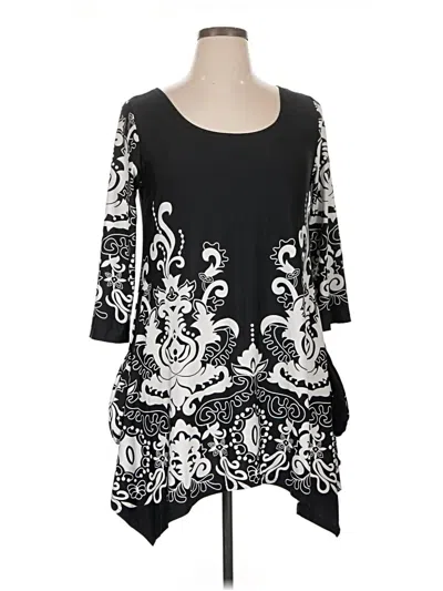 Pre-owned White Mark Casual Dress In Black