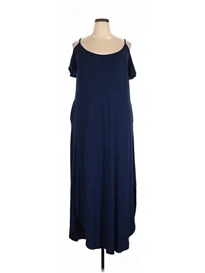 Pre-owned White Mark Casual Dress In Blue